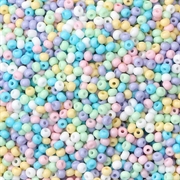Seed Beads. Pastel mix. 2 mm. 1000 stk.